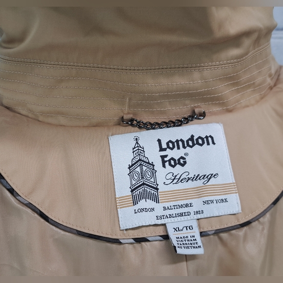 London Fog Heritage Women's Trench Coat Belted Size XL - Picture 4 of 16